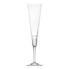 Moser Fluent Pebbles Champagne Glass 170 ml in Clear