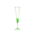 Moser Fluent Pebbles Champagne Glass 170 ml in Ocean Green