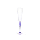 Moser Fluent Pebbles Champagne Glasses 170 ml, Set of 6 Colors on a white background