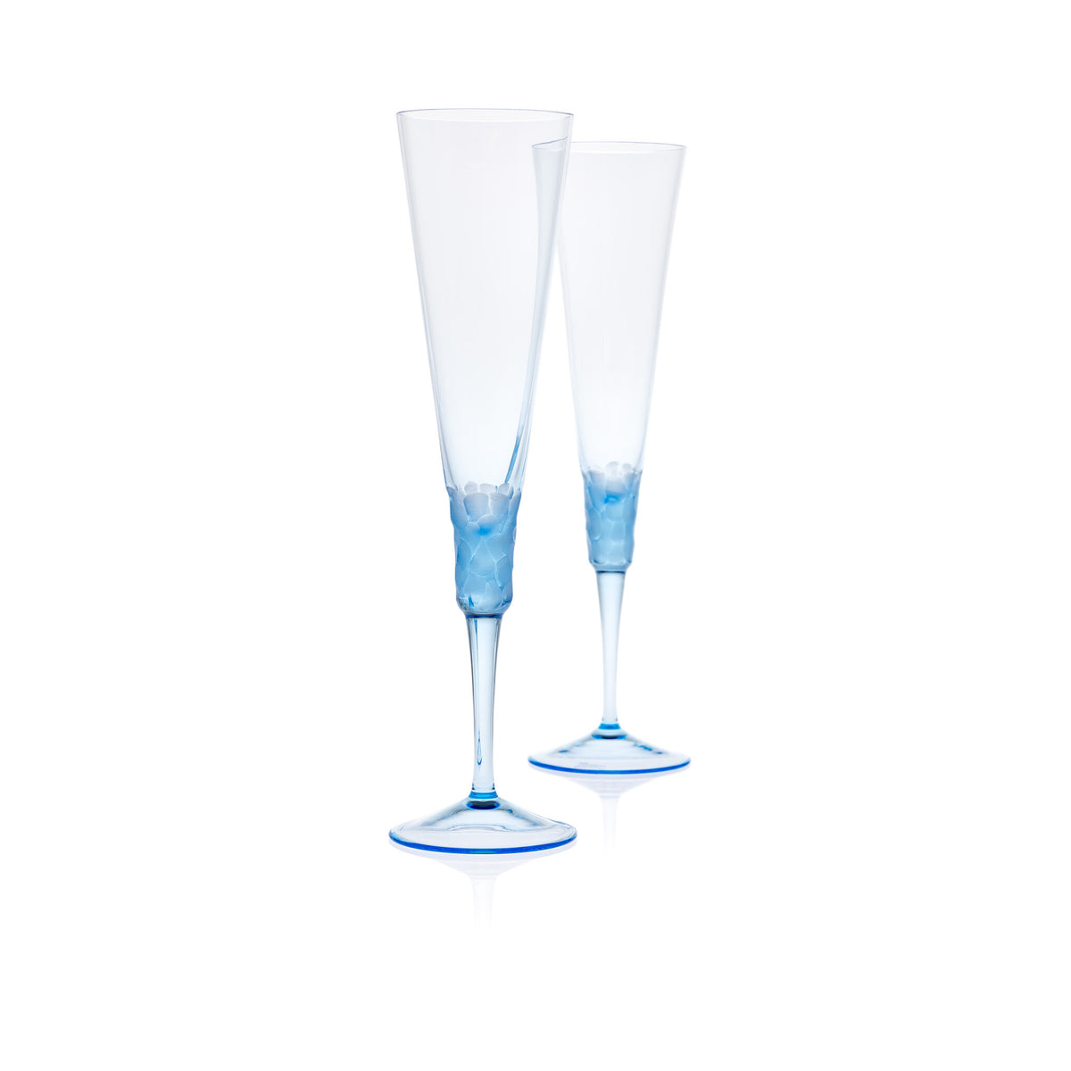 Moser Fluent Pebbles Champagne Glasses 170 ml, Set of 6 Colors, view 2