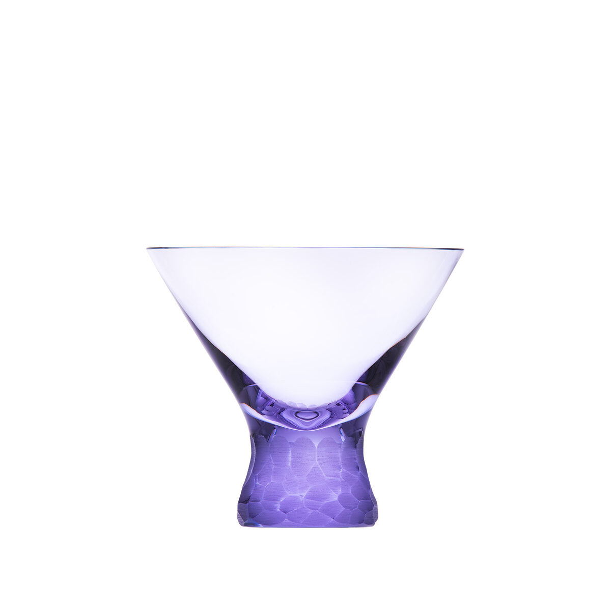 Moser Fluent Pebbles Cocktail Glass 250 ml in Alexandrite