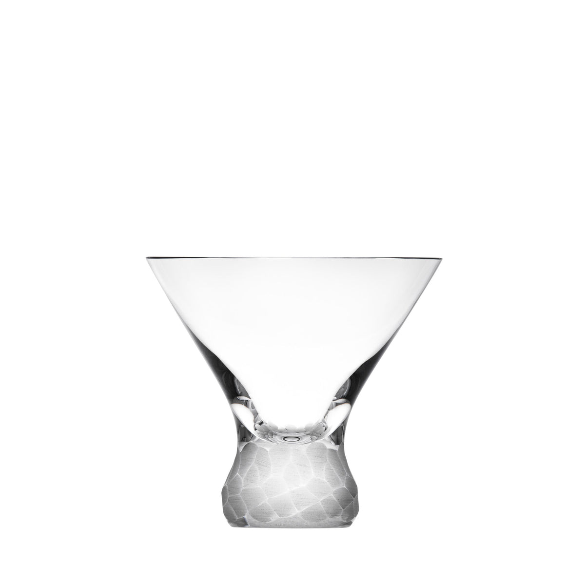 Moser Fluent Pebbles Cocktail Glass 250 ml in Clear