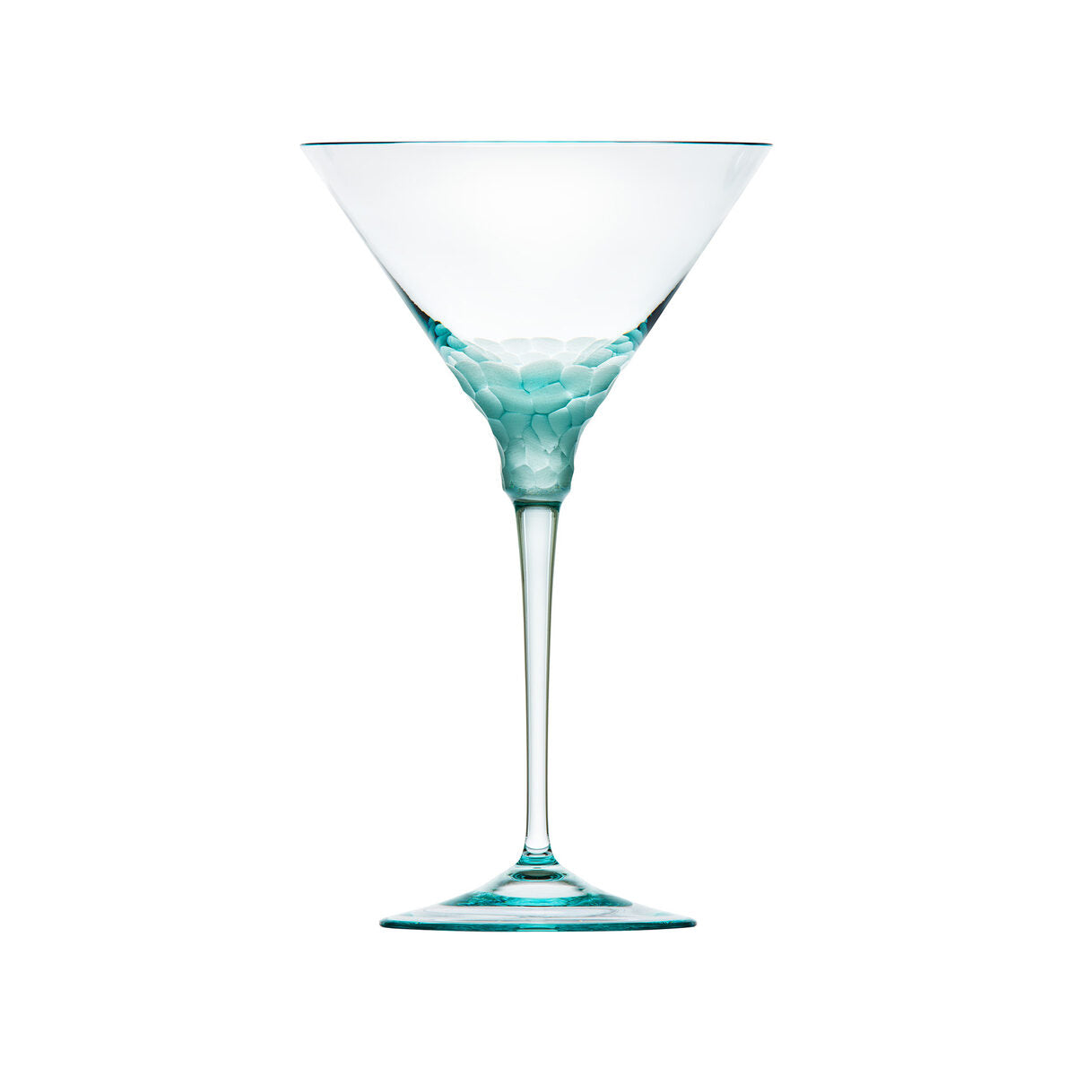 Moser Fluent Pebbles Martini Glass 260 ml in Beryl