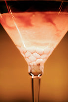 Moser Fluent Pebbles Martini Glass 260 ml in a styled setting