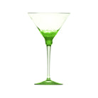 Moser Fluent Pebbles Martini Glass 260 ml in Ocean Green
