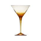 Moser Fluent Pebbles Martini Glass 260 ml in Topaz