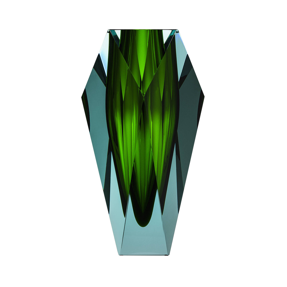 Moser Gema Vase 25.5 cm in Beryl Reseda