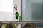 Moser Gema Vase 25.5 cm in a styled setting