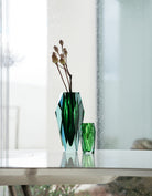 Moser Gema Vase 25.5 cm in a styled setting