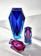Moser Gema Vase 25.5 cm in a styled setting