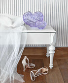Moser Heart 10 cm in a styled setting