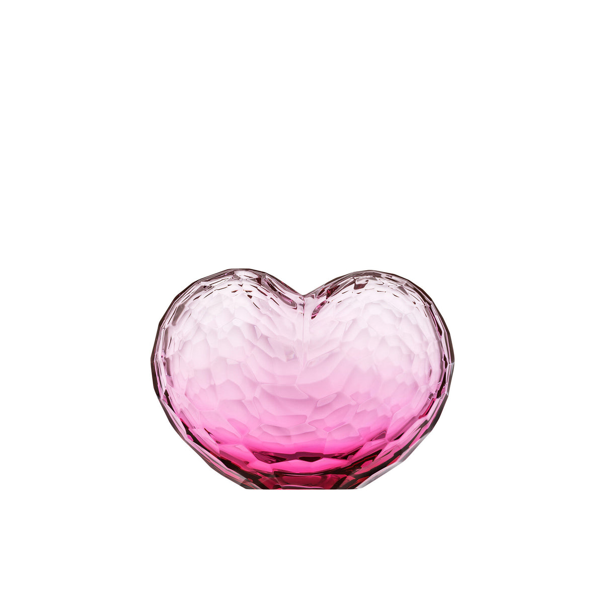 Moser Heart 10 cm in Rose