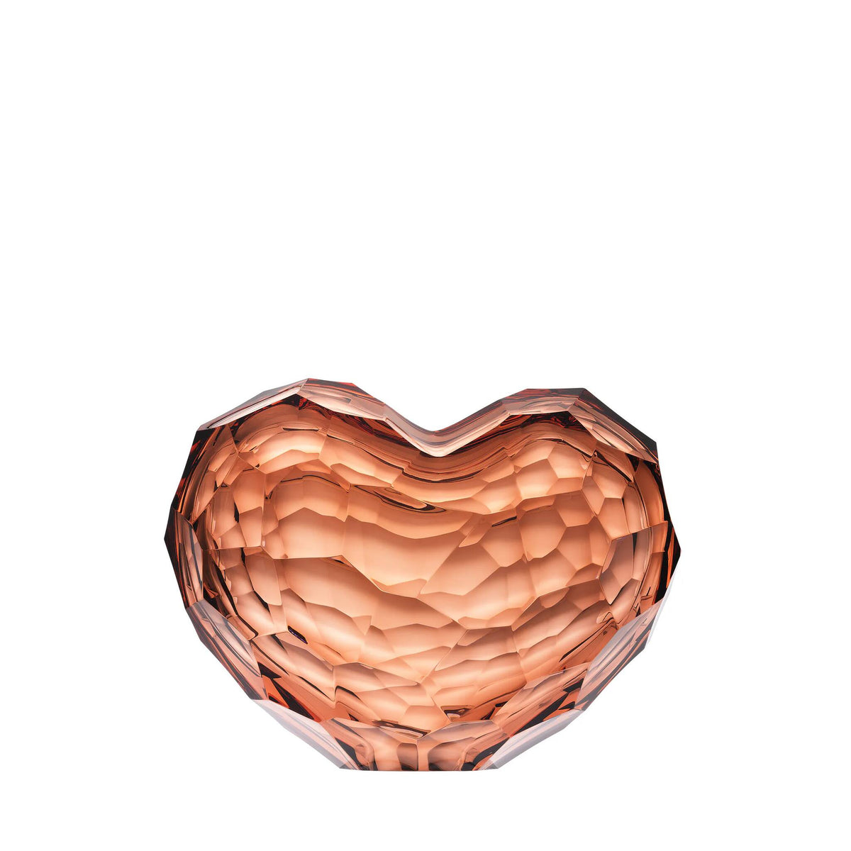 Moser Heart 20.5 cm in Rosalin