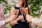 Moser Maharani Champagne Glass 160 ml in a styled setting