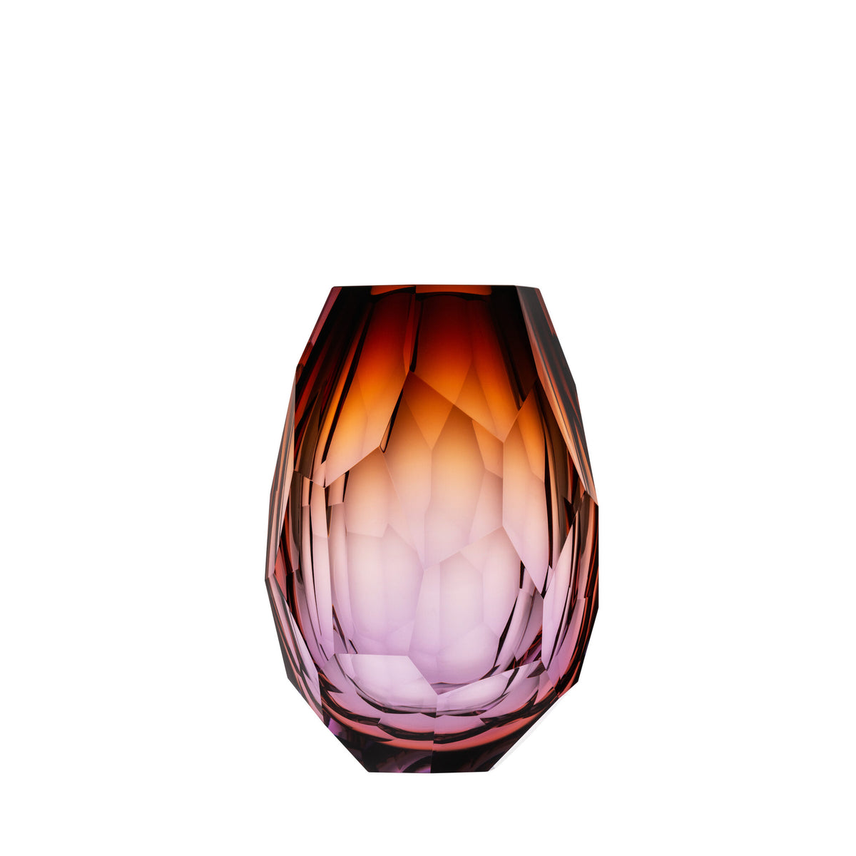 Moser Montagne Vase 21 cm on a white background
