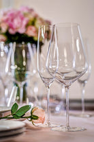 Moser Oeno Champagne Glass 200 ml in a styled setting