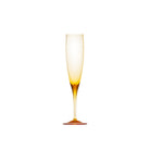 Moser Optic Champagne Glass 200 ml in Topaz