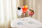 Moser Optic Glasses 450 ml, Set of 6 Colors in a styled setting