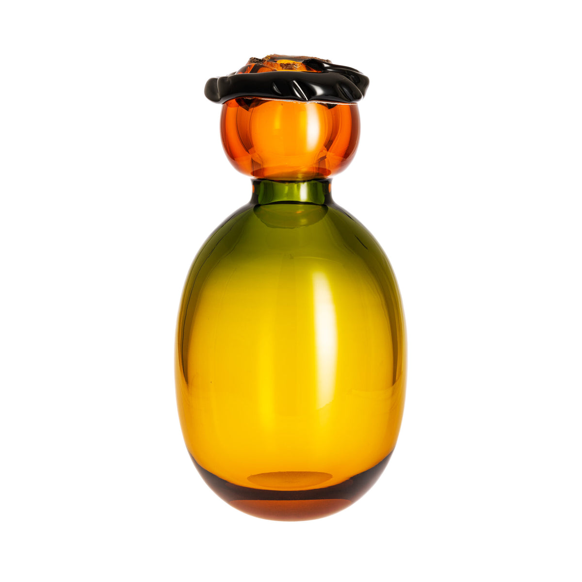 Moser Pineapple Vase 29.5 cm on a white background