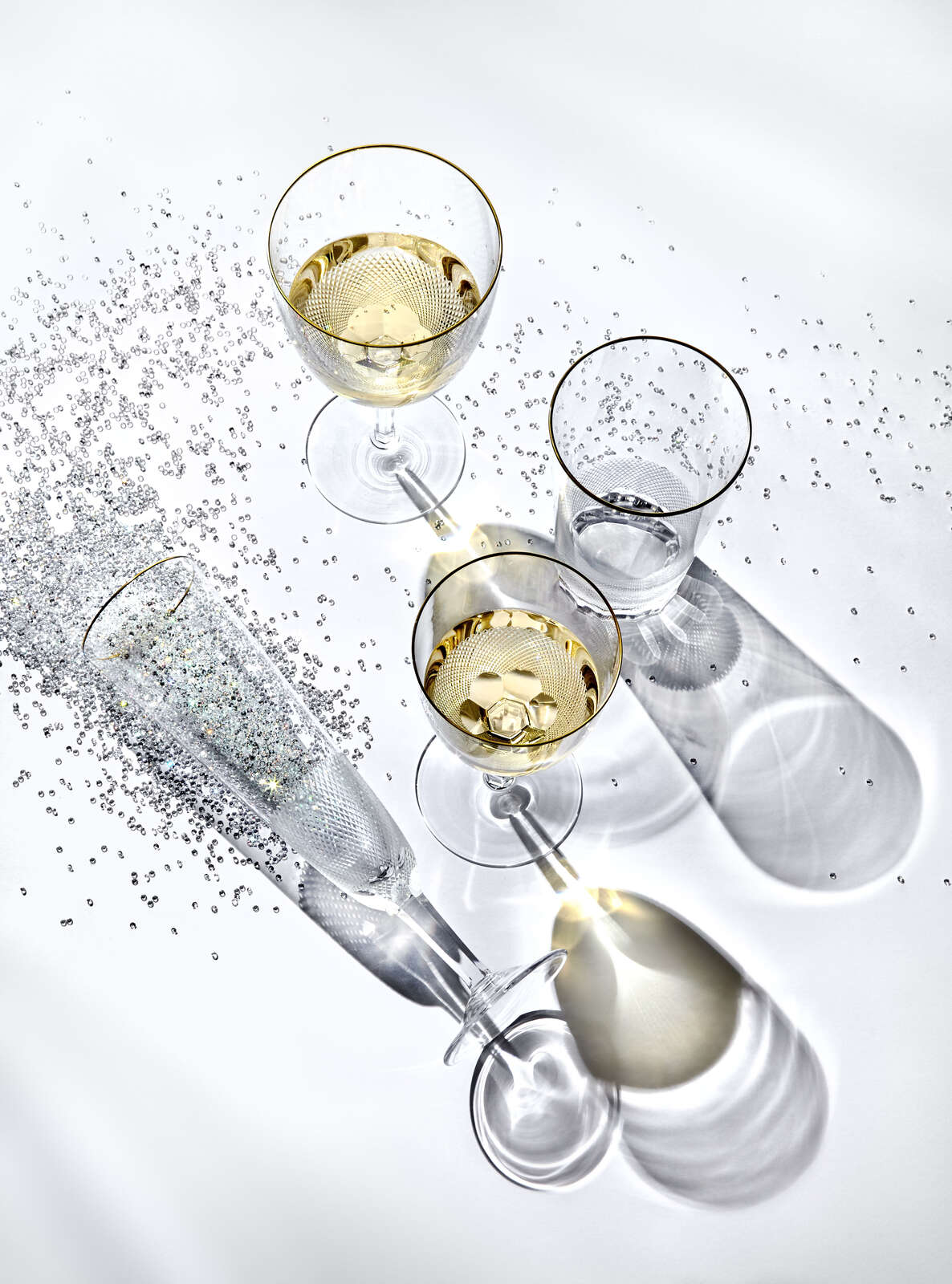 Moser Royal Long Drink Glass 300 ml in a styled setting