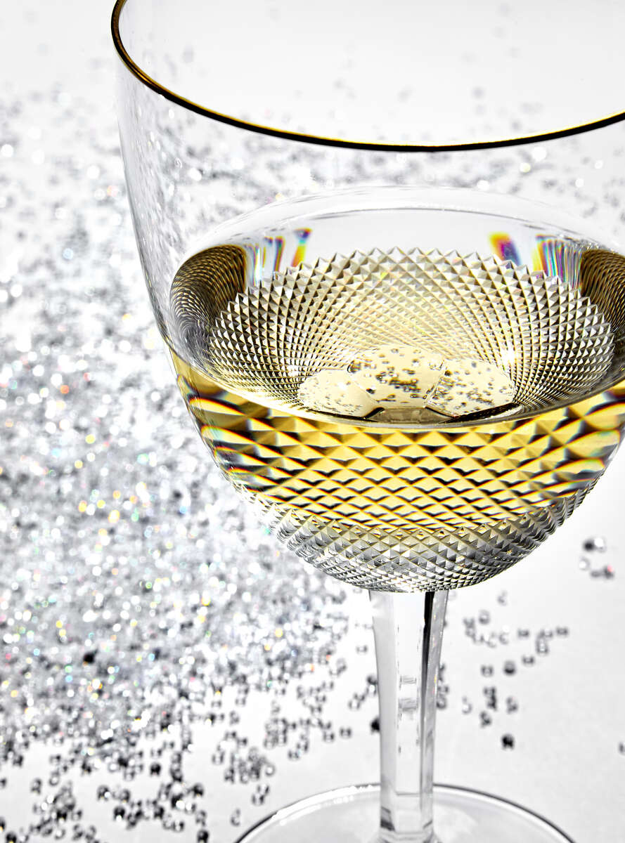 Moser Royal Wine Glass 280 ml in a styled setting