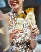 Moser Splendid Champagne Glass 185 ml in a styled setting