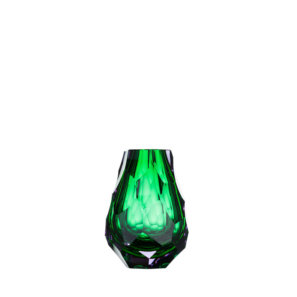Moser Stones Vase 13 cm in Alexandrite Green