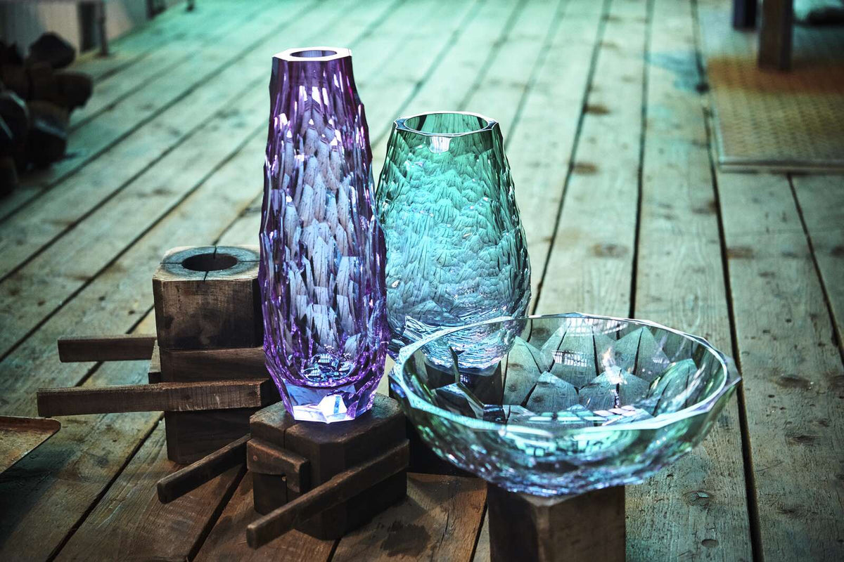 Moser Stones Vase 31 cm in a styled setting