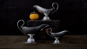 Making a Match Pewter Gravy Boat by hand in Italy