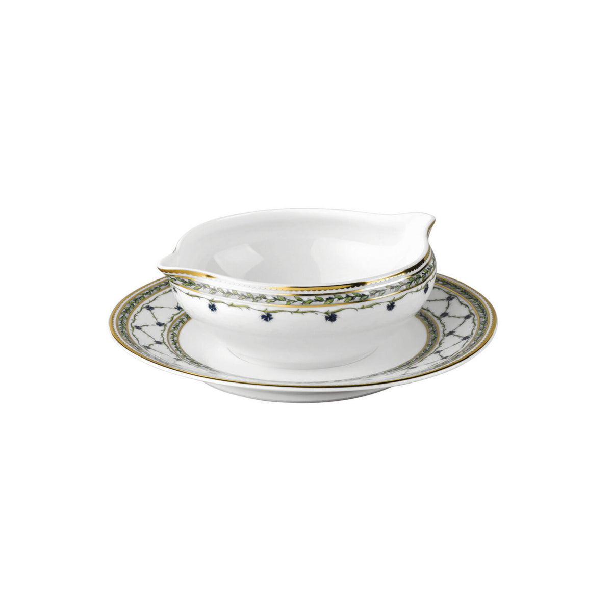 Raynaud Allee Royale Marine Sauce Boat, 7 1/2 In, 10 1/4 oz