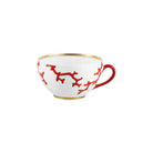 Raynaud Cristobal Red Breakfast Cup, 4 1/4 In, 10 3/4 oz