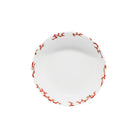 Raynaud Cristobal Red Breakfast Plate Deep, 6 3/4 In, 11 3/4 oz