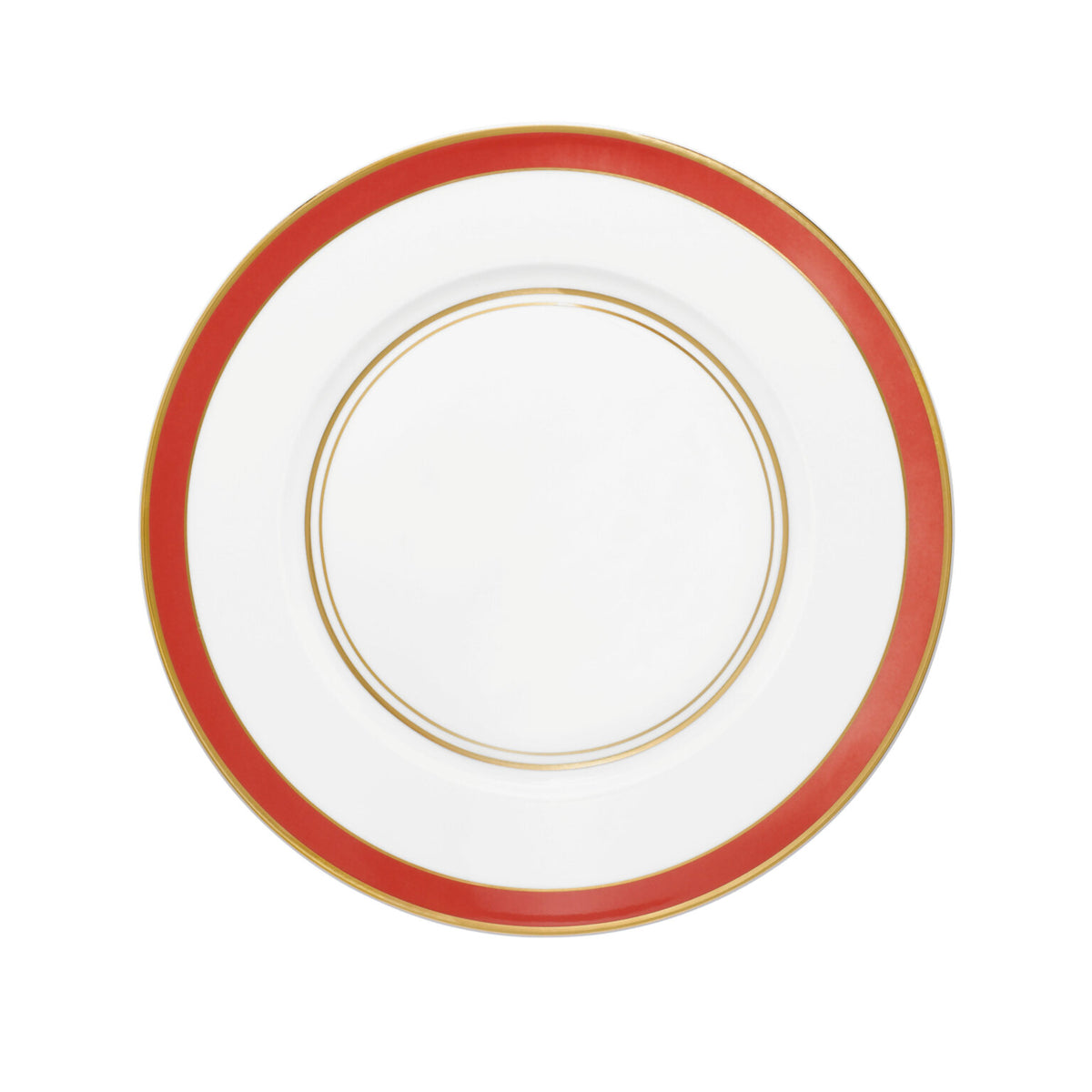 Raynaud Cristobal Red Dinner Plate, 10 3/4 in – Motif 1