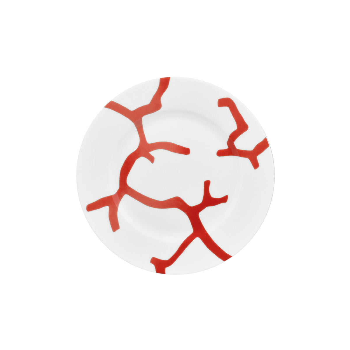 Raynaud Cristobal Red Salad Plate, 7 3/4 in – Motif 2