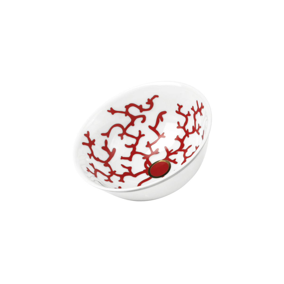 Raynaud Cristobal Red Soup Bowl, 4 3/4 In, 8 1/2 oz, view 2