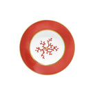 Raynaud Cristobal Red Soup Plate, 8 1/4 In, 7 1/2 oz