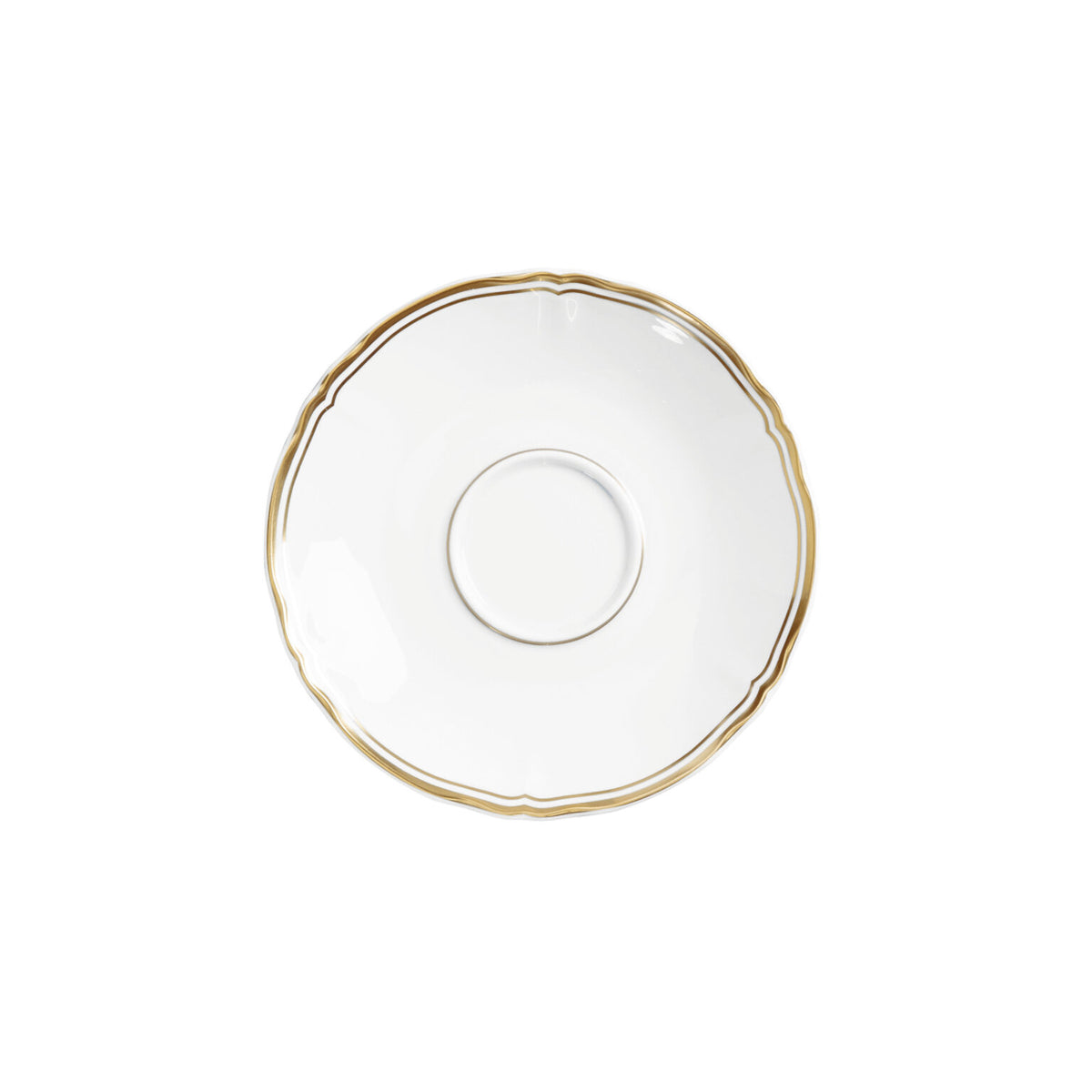 Raynaud Mazurka Gold Tea Saucer, 6 1/4 in