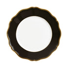Raynaud Mazurka Gold with black background Dinner Plate, 10 3/4 in