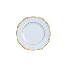 Raynaud Mazurka Gold with blue gray background Bread and Butter Plate, 6 1/4 in