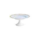 Raynaud Mazurka Gold with blue gray background Petit Fours Stand, 6 1/4 in