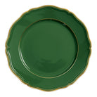 Raynaud Mazurka Gold with green background Buffet Plate, 12 1/4 in