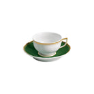 Raynaud Mazurka Gold with green background Tea Saucer, 6 1/4 in, view 3