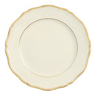 Raynaud Mazurka Gold with ivory background Buffet Plate, 12 1/4 in