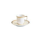 Raynaud Mazurka Gold with ivory background Coffee Saucer, 5 in, view 3