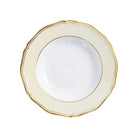 Raynaud Mazurka Gold with ivory background Soup Plate, 9 In, 6 oz