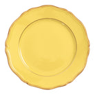 Raynaud Mazurka Gold with yellow background Buffet Plate, 12 1/4 in