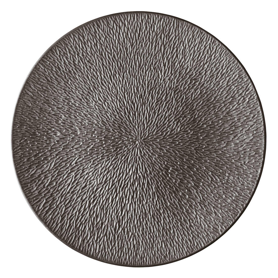Raynaud Mineral Irise Black Buffet Plate, 12 1/2 in