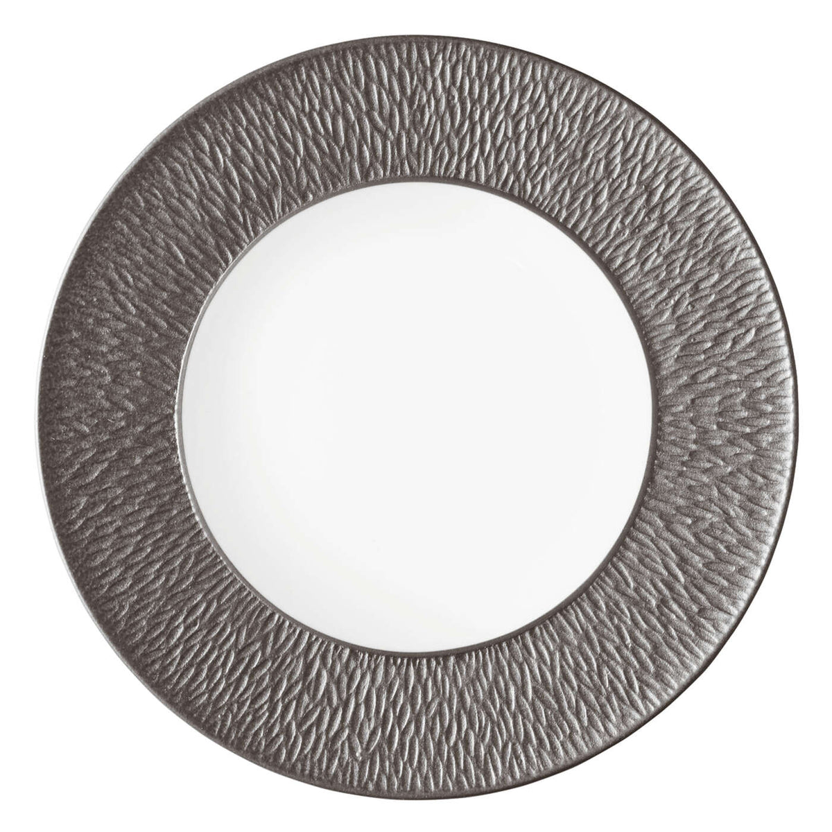 Raynaud Mineral Irise Dark Gray Buffet Plate, 12 1/2 in