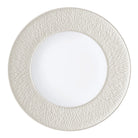 Raynaud Mineral Irise Pearl Gray Buffet Plate, 12 1/2 in, Coupe Engraved Rim