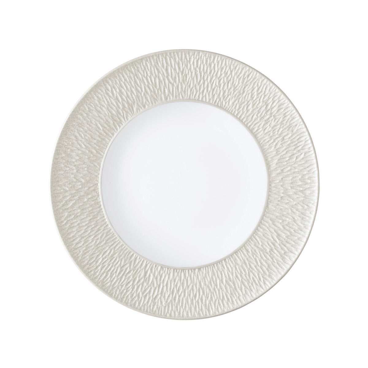 Raynaud Mineral Irise Pearl Gray Plate Flat, 8 3/4 in